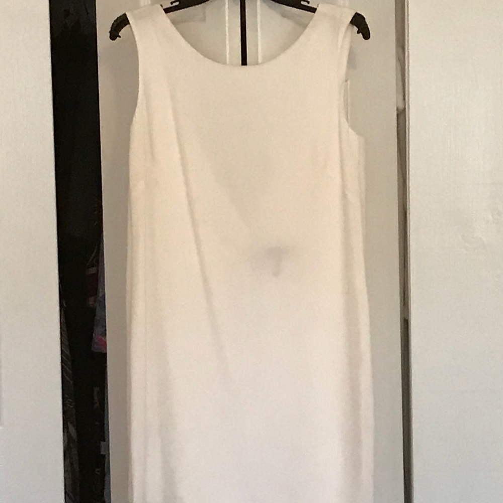 White Backless BCBG Cocktail Dress